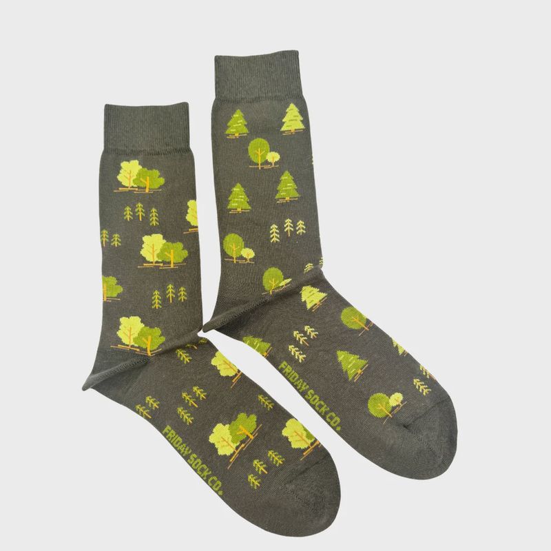 Men's Trees This Did Good Mismatched Socks