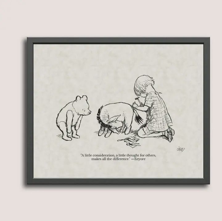 Pooh- A little consideration