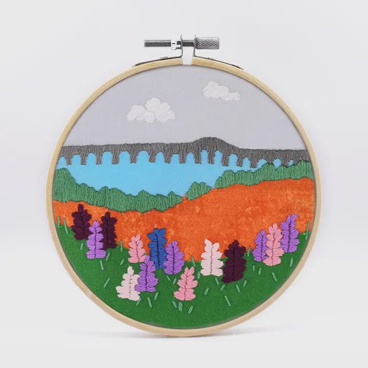 Island Summer | Landscape DIY Embroidery Kit