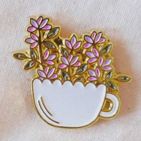 Bloom Cup Enamel Pin