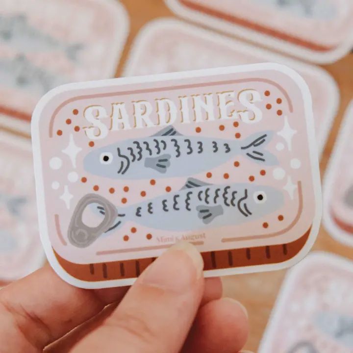 Cozy Sardines - Vinyl Sticker