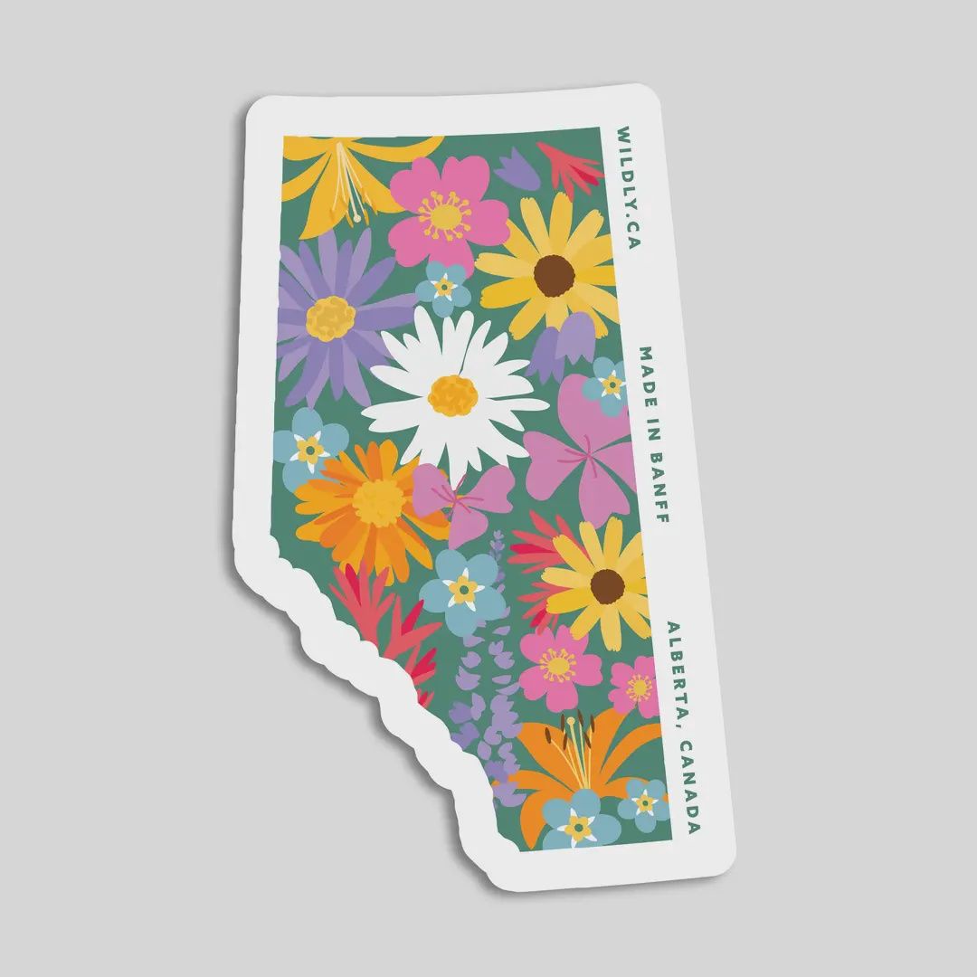 Alberta Wildflower - Sticker