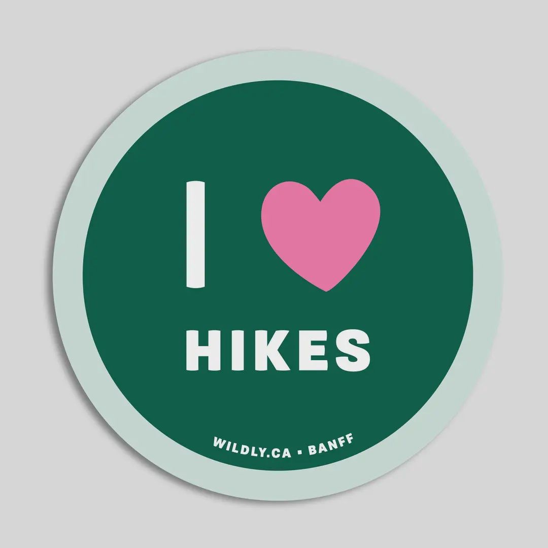 I Love Hikes - Sticker