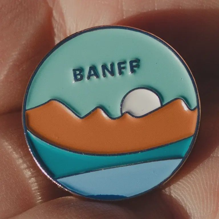Banff Moraine - Enamel Pin