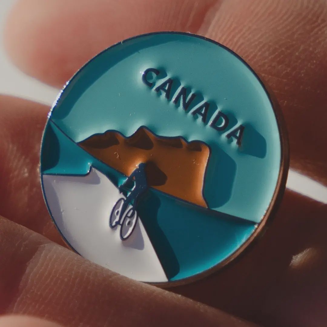 Canada Biker - Enamel Pin