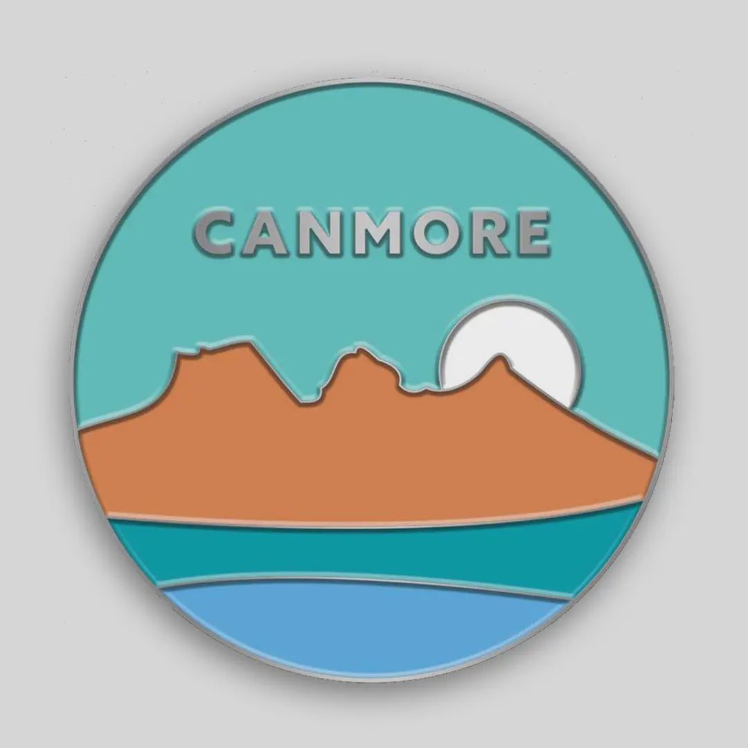 Canmore Three Sisters - Enamel Pin
