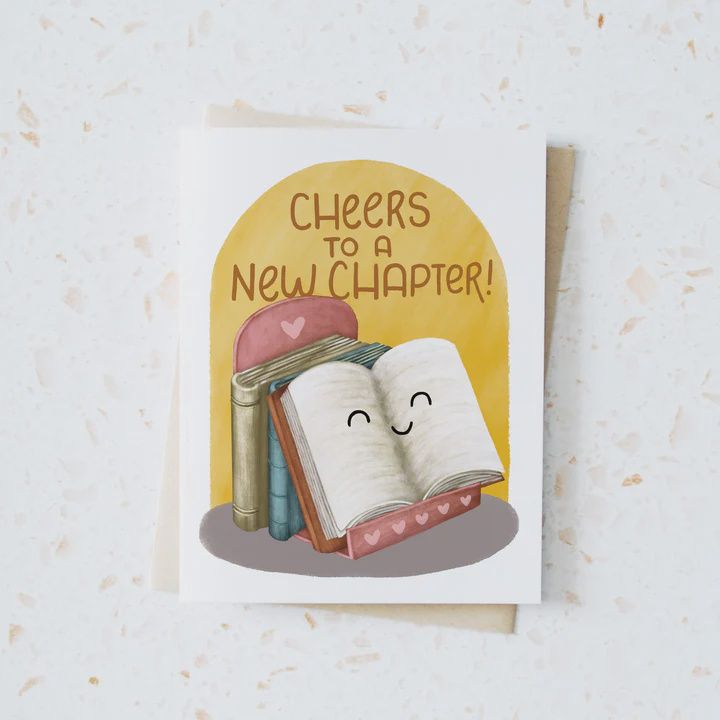 Cheers to a New Chapter Card