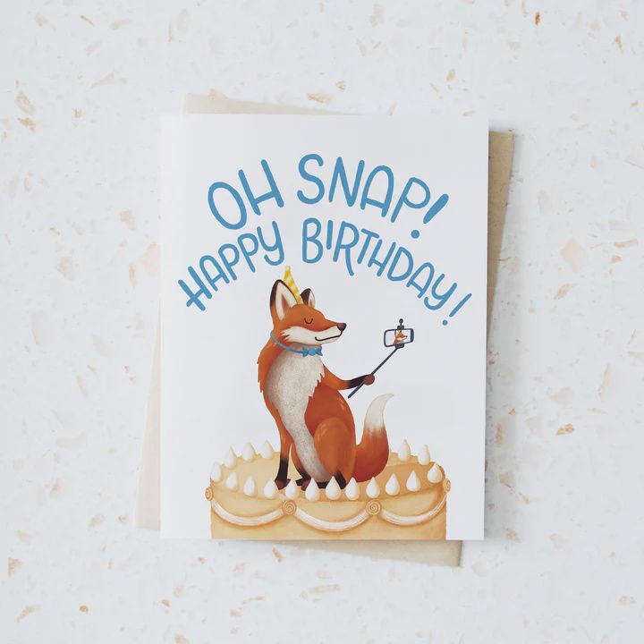 Oh Snap! Happy Birthday Card