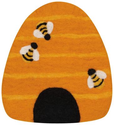 Bumblebee Felt Wool Trivet