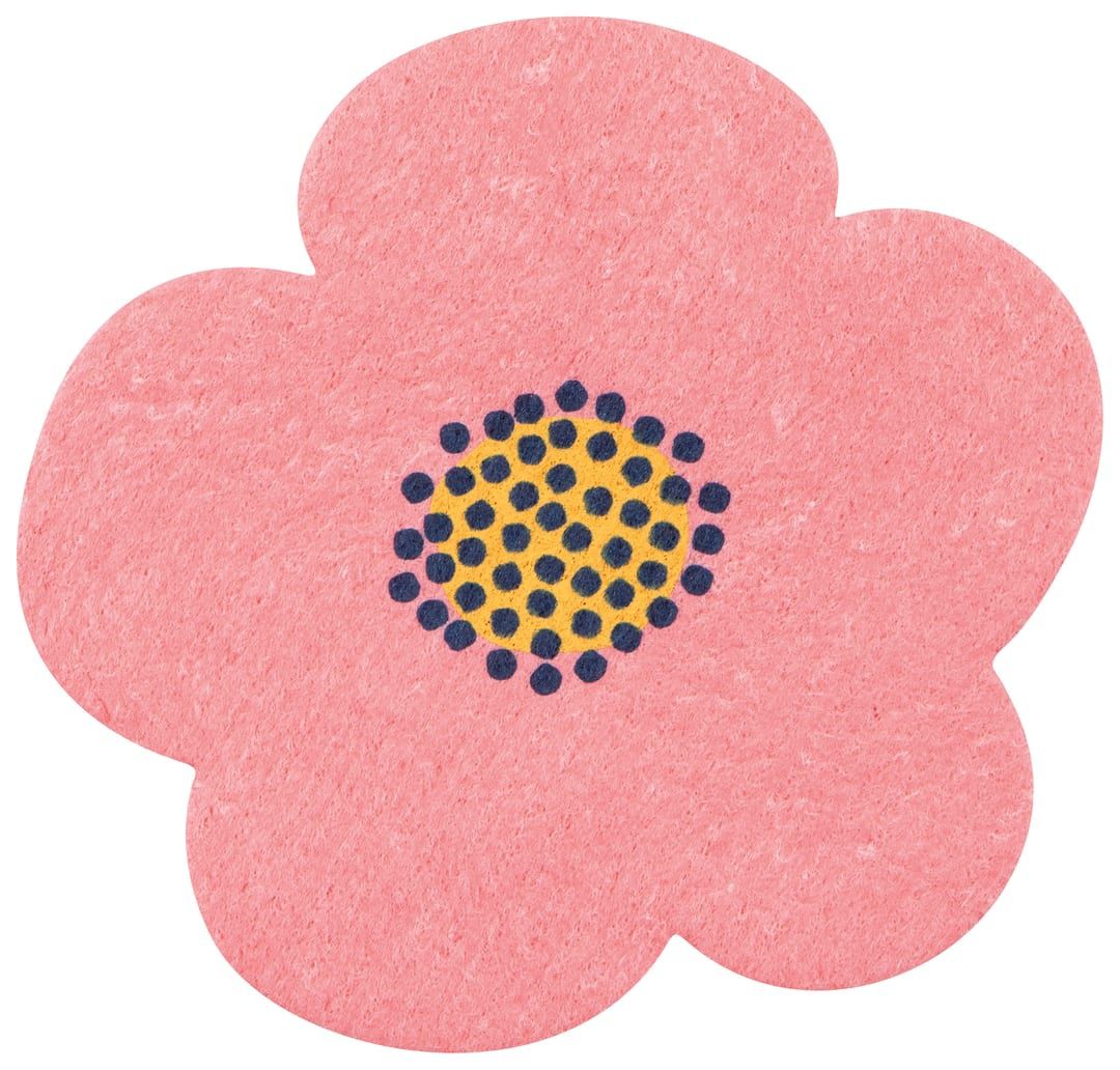 Poppy Shaped Swedish Dishcloth