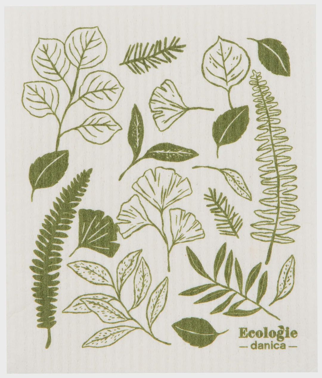 Fern &amp; Frond Swedish Dishcloth