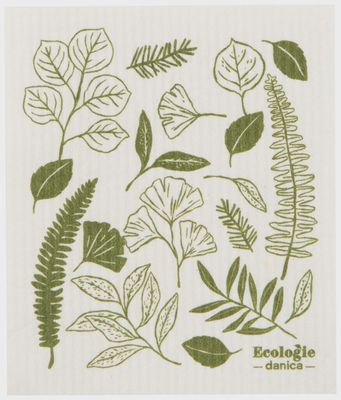Fern &amp; Frond Swedish Dishcloth