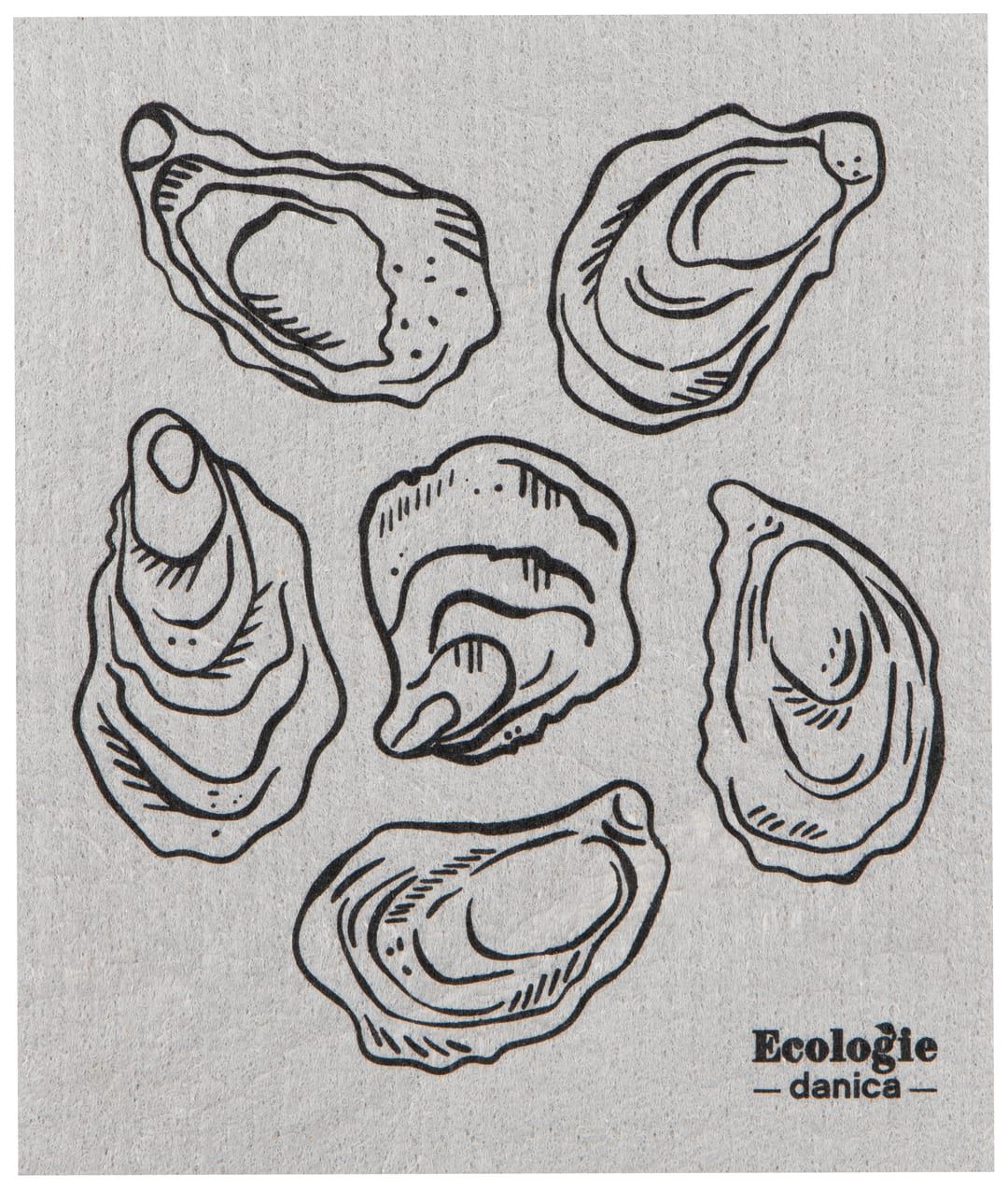 Oysters Swedish Dishcloth