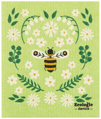 Bee Garden Swedish Dishcloth