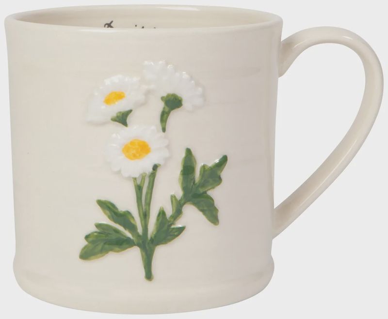Daisy Embossed Mug