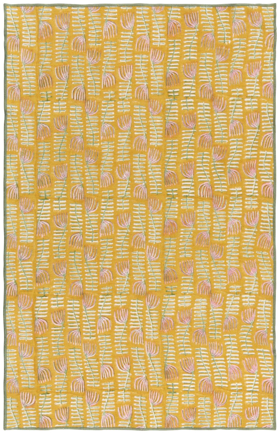 Venus Block Print Dishtowel