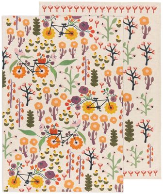 Petal Power Dishtowels Set of 2