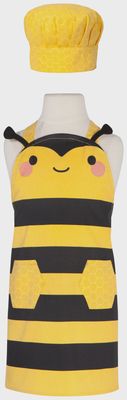 Bumblebee Daydream Kid's Apron &amp; Hat