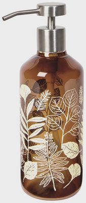 Fern &amp; Frond Glass Soap Pump