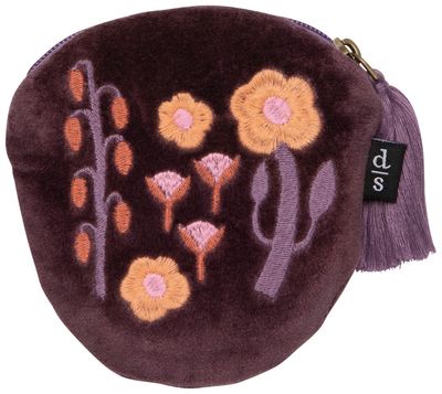 Petal Power Embroidered Coin Purse