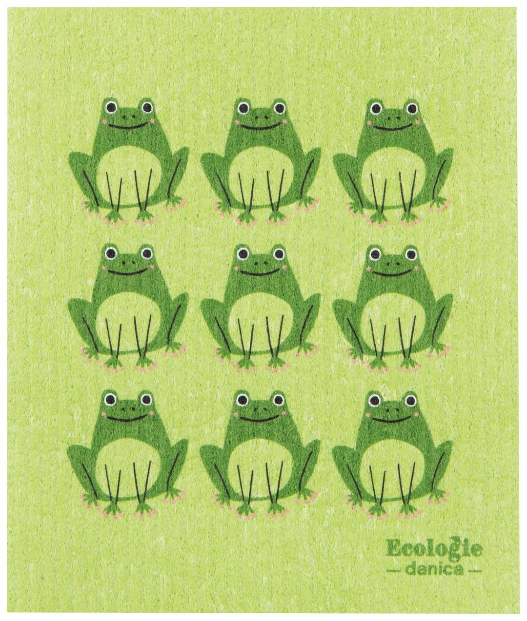 Ribbit Swedish Dishcloth