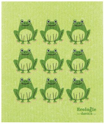Ribbit Swedish Dishcloth