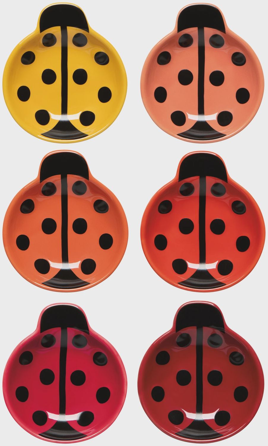 Ladybugs Pinch Bowls Set of 6 Assorted