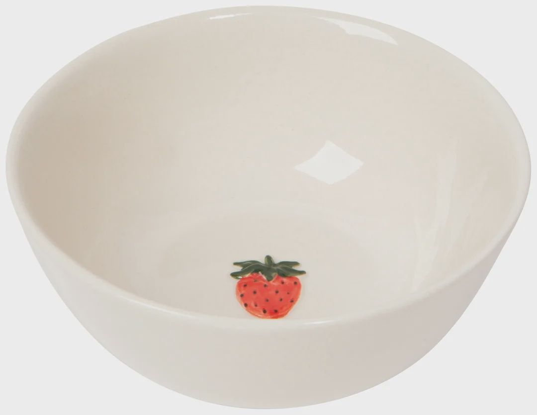 Strawberry Embossed Bowl 4.75 inch