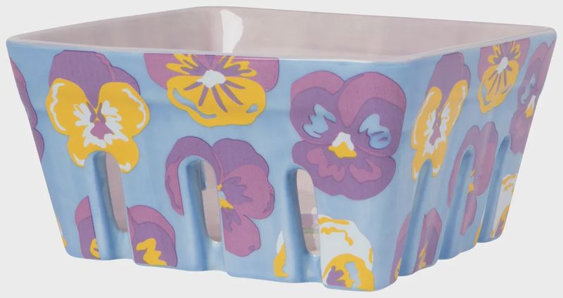 Pansy Berry Basket Large