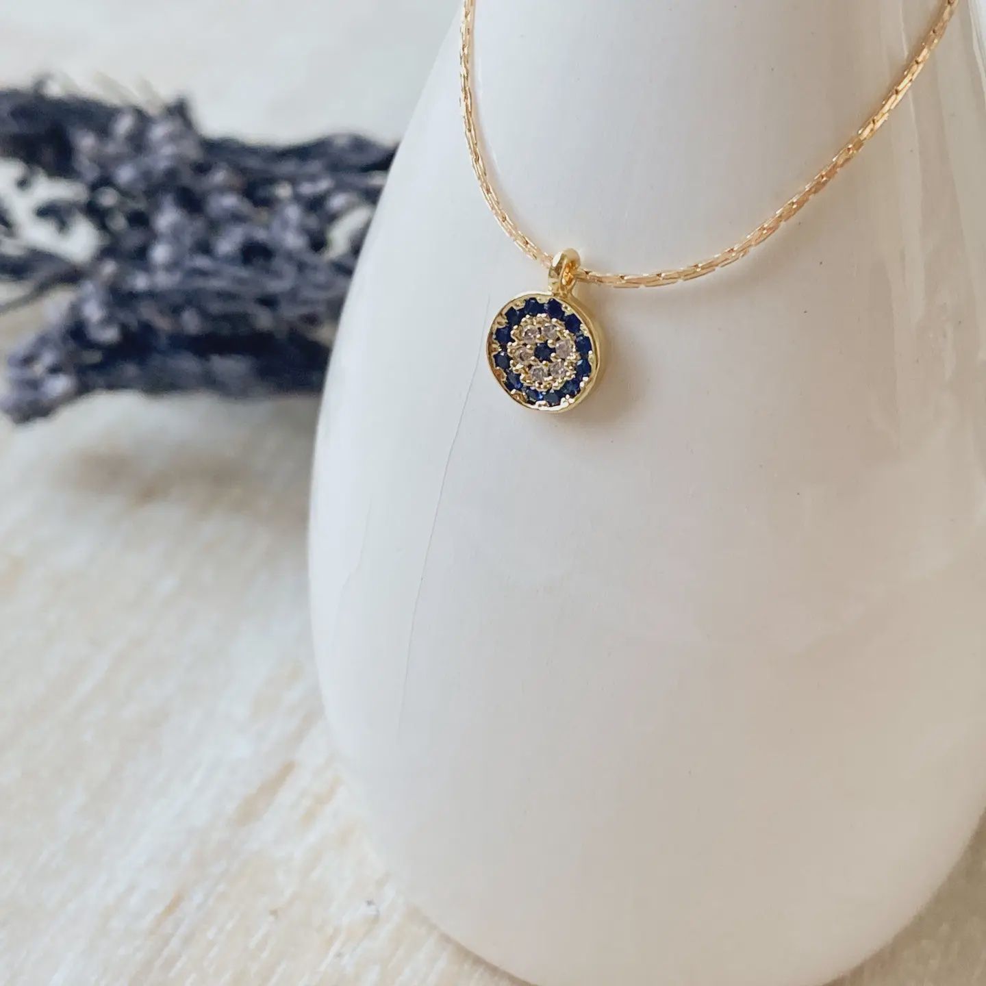 Evil Eye Necklace | Gold