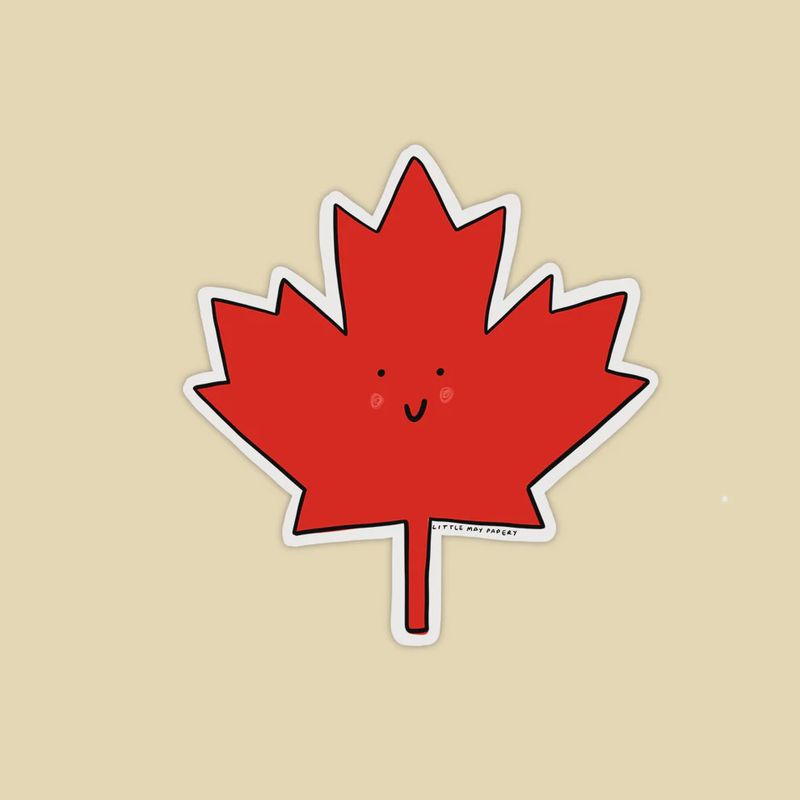 Smiley Maple Leaf