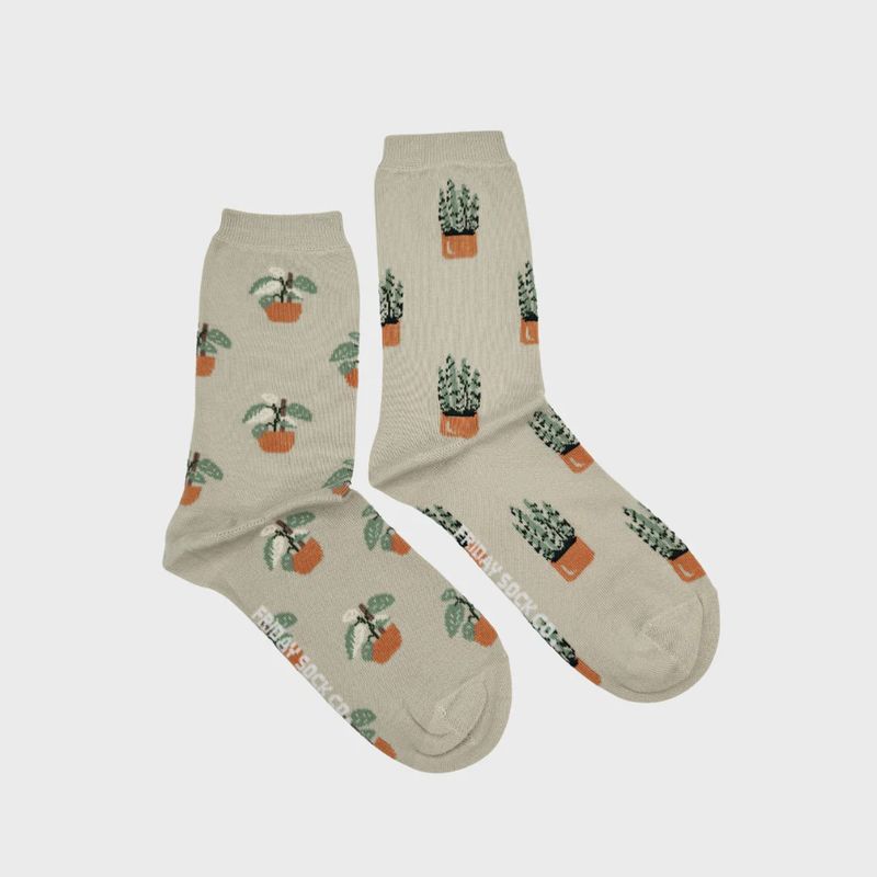 Women's Small House Plant Socks