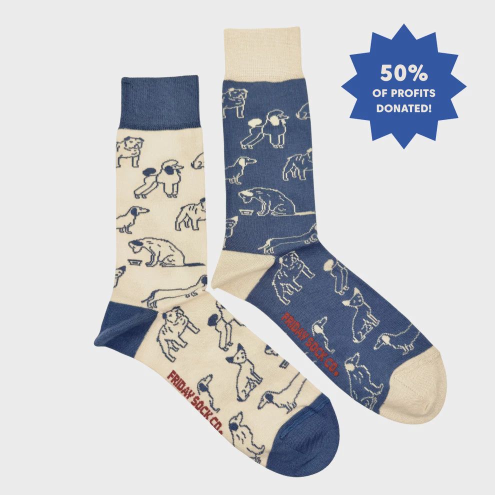 Men's Dogs This Did Good Mismatched Socks