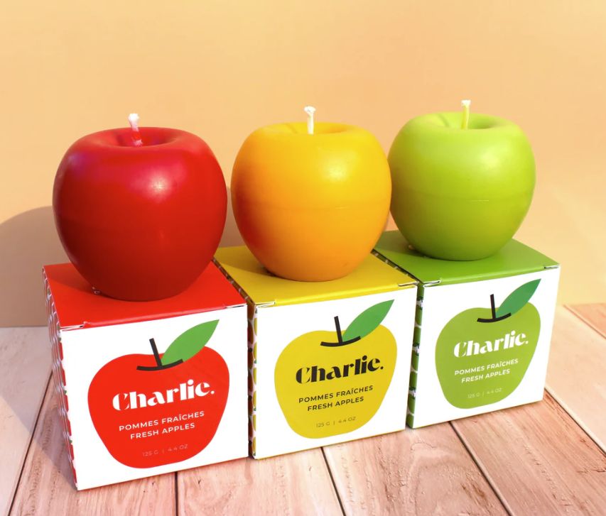 Mid Century Lunar Apple Scented Candle: Green '67