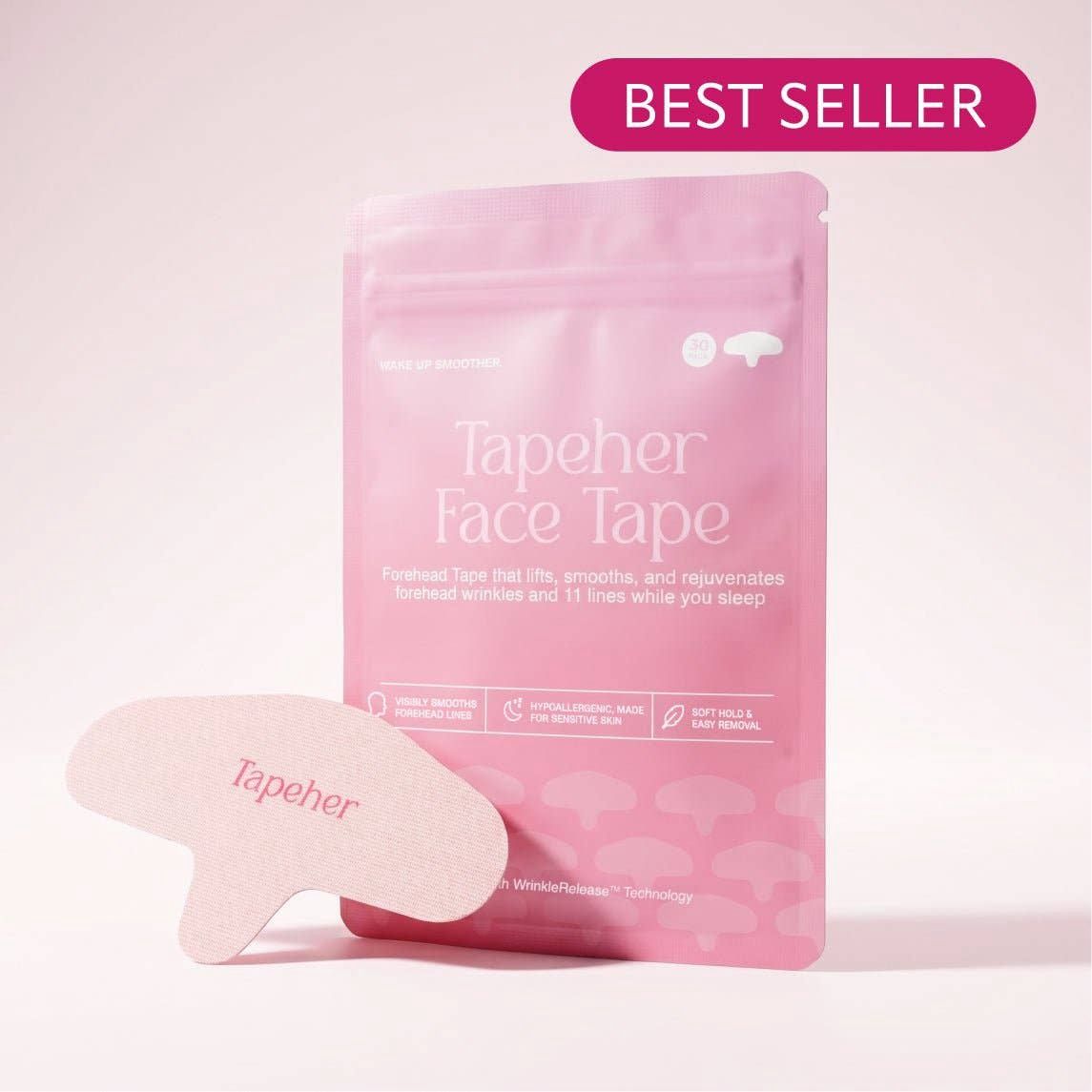 Tapeher Forehead Smoothing Tape: 1-Month Supply