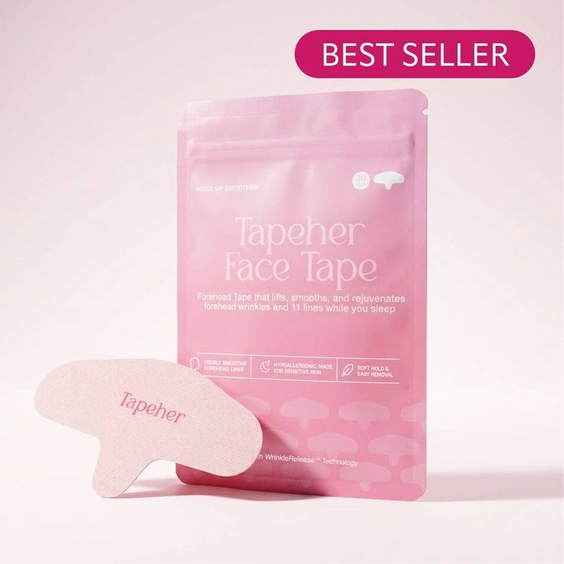 Tapeher Forehead Smoothing Tape: 1-Month Supply