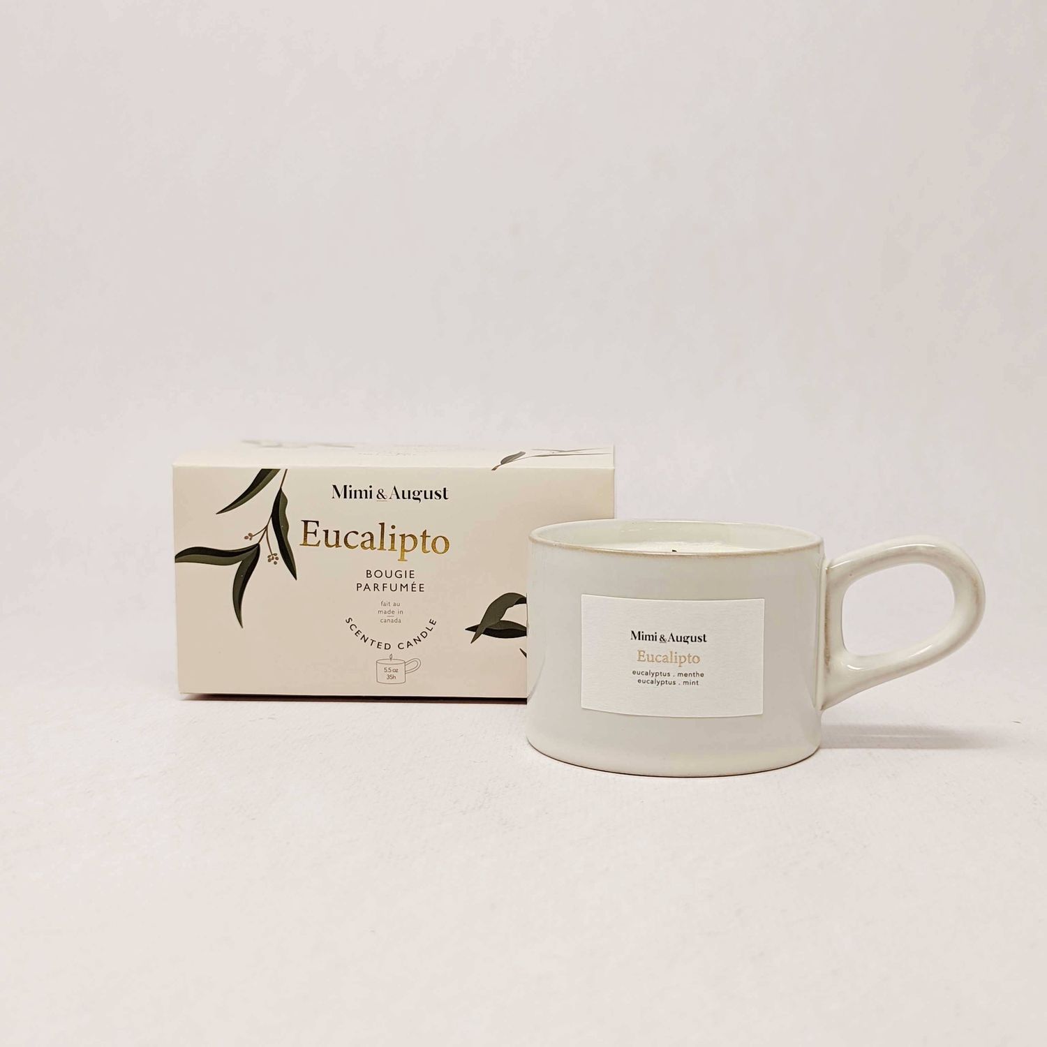 Eucalipto reusable candle: 5.5 oz