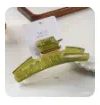 Korean 12cm Arc-Shaped Letter Hair Claw Clip