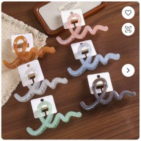 MUJU D390 13cm Wavy Loop Top Hair Claw Clip