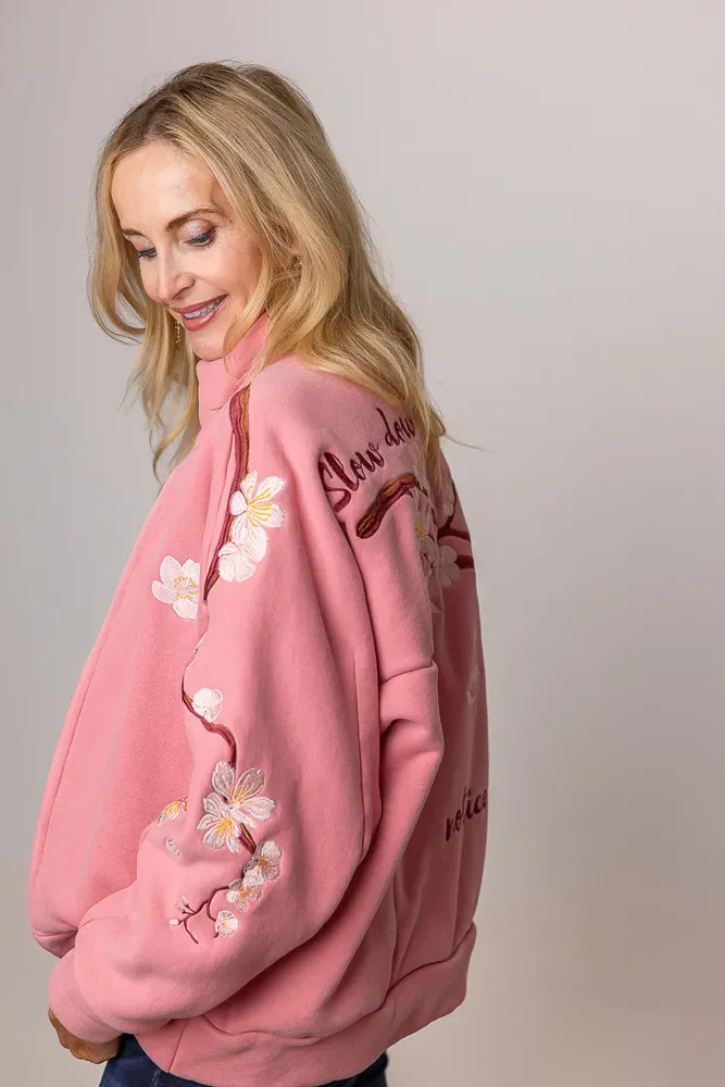 Blossom Full Zip Sweater