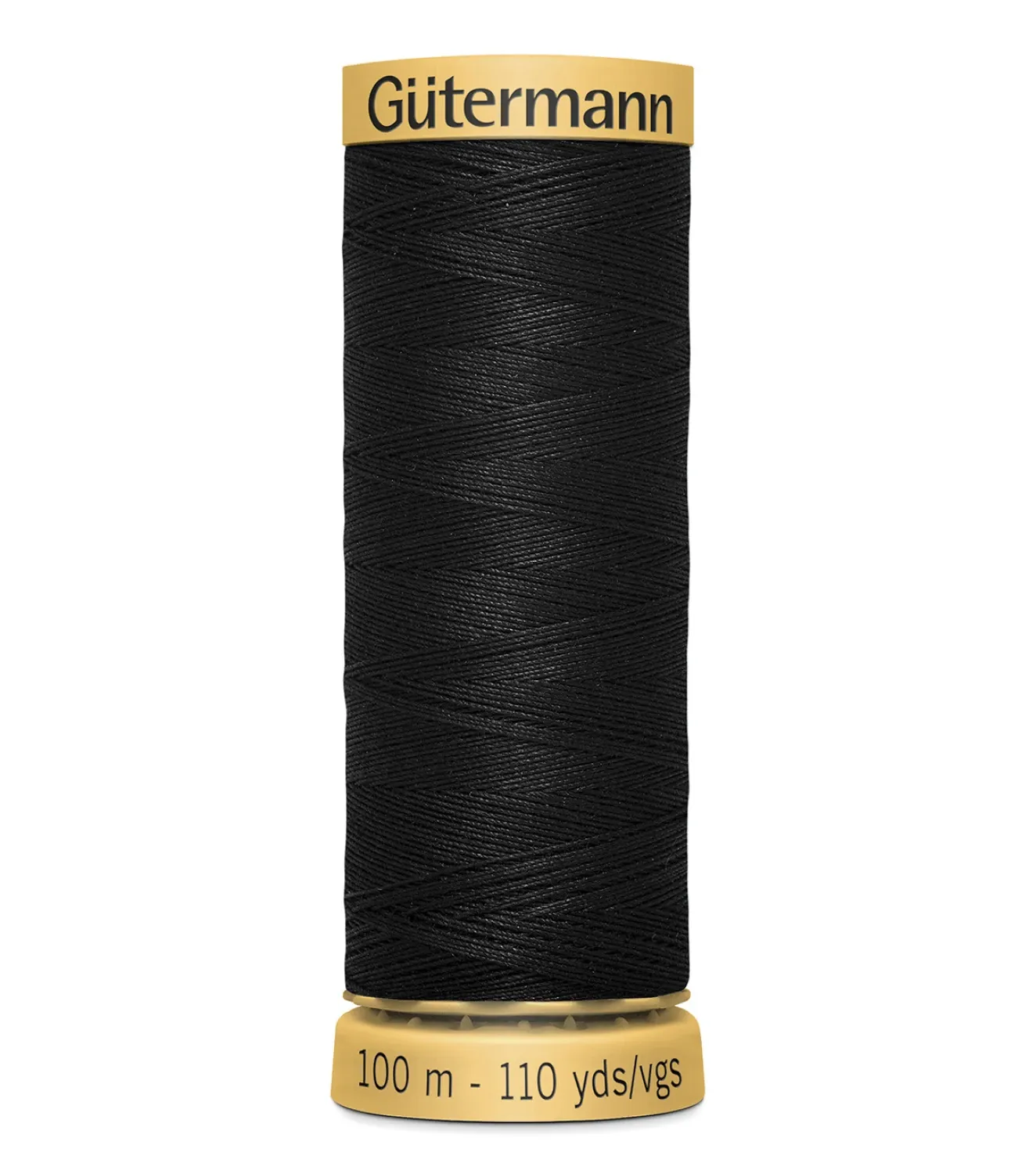Cotton Thread 110 yds 1001 Black