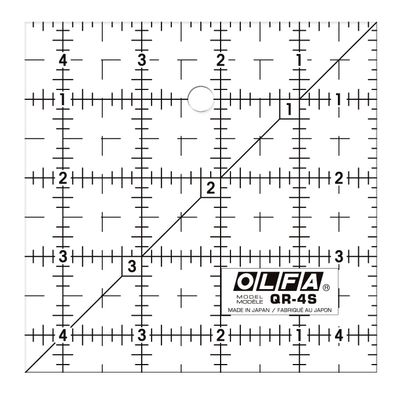 4-1/2&quot; Square Frosted Ruler