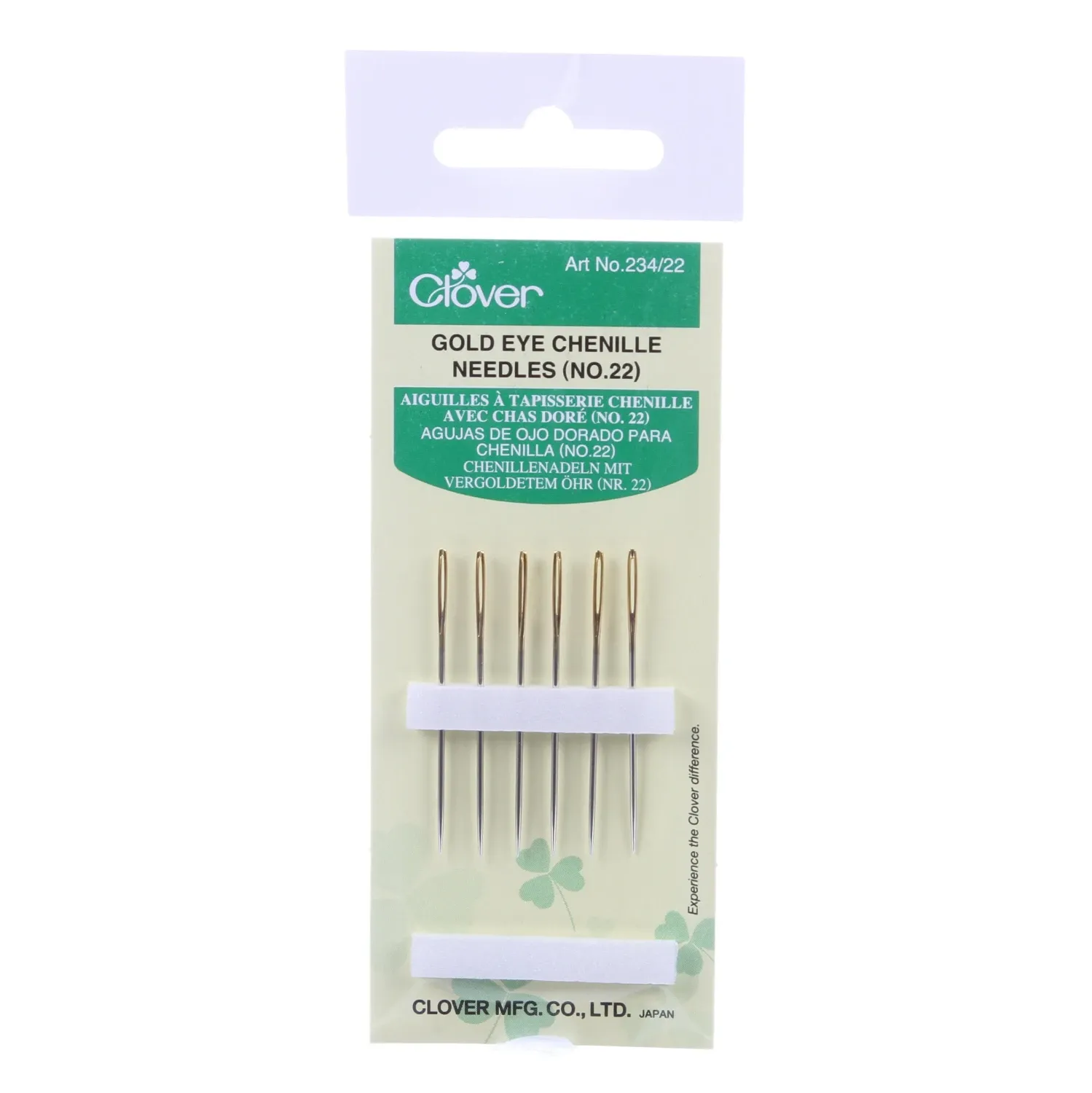 Gold Eye Chenille Needles Size 22