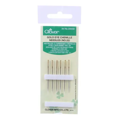 Gold Eye Chenille Needles Size 22