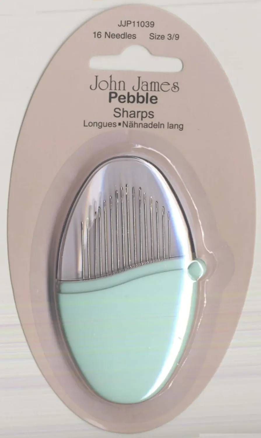 John James Pebble Sharps,16 Needles Size 3/9