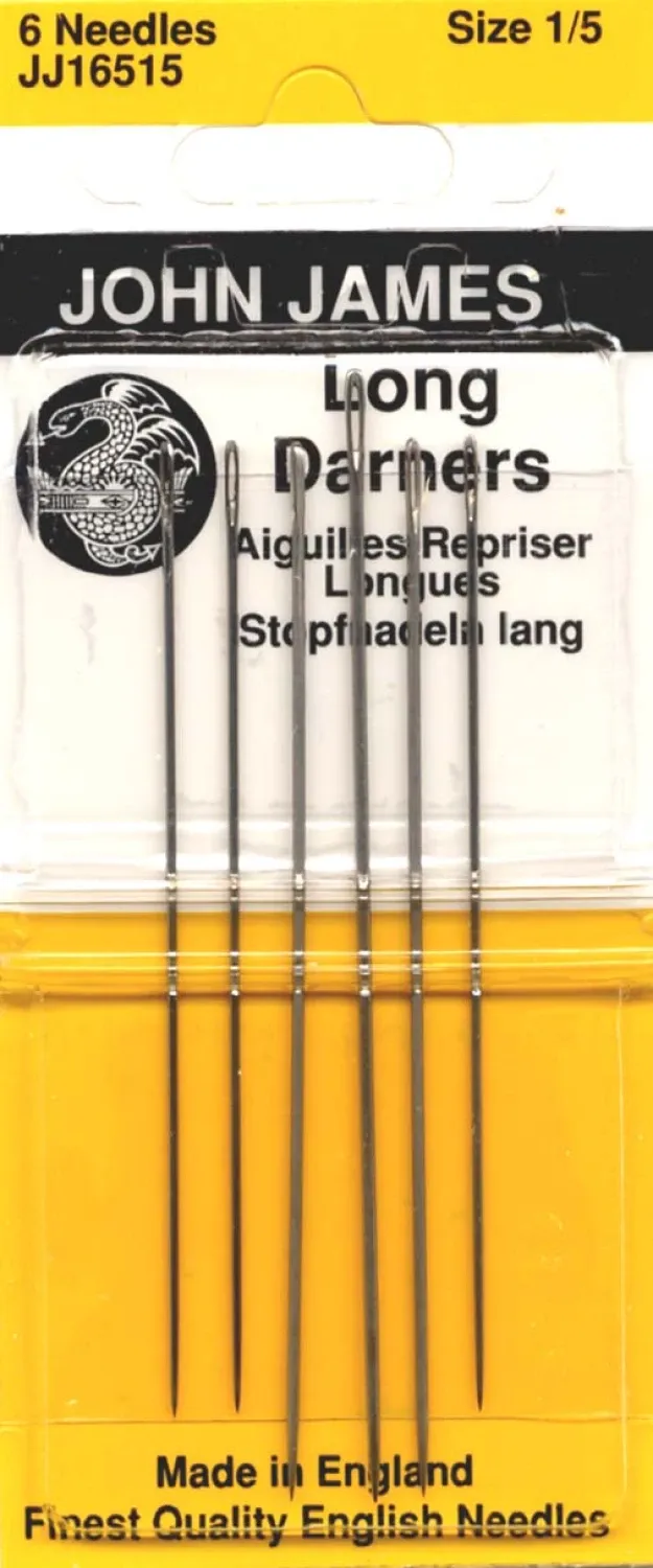 Long Darners Needles Assorted Sizes 1/5