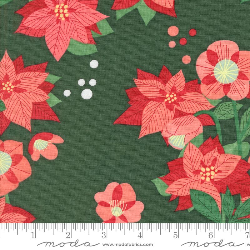 Pointsettia in Pine