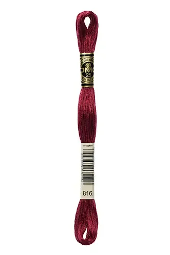 Embroidery Floss in Cherry Red 816