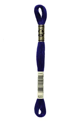 Embroidery Floss in Royal Blue 820