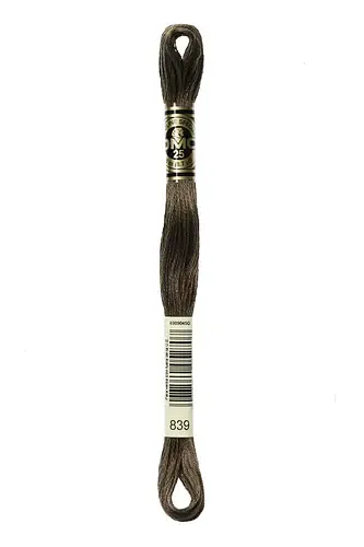 Embroidery Floss in Root Brown 839